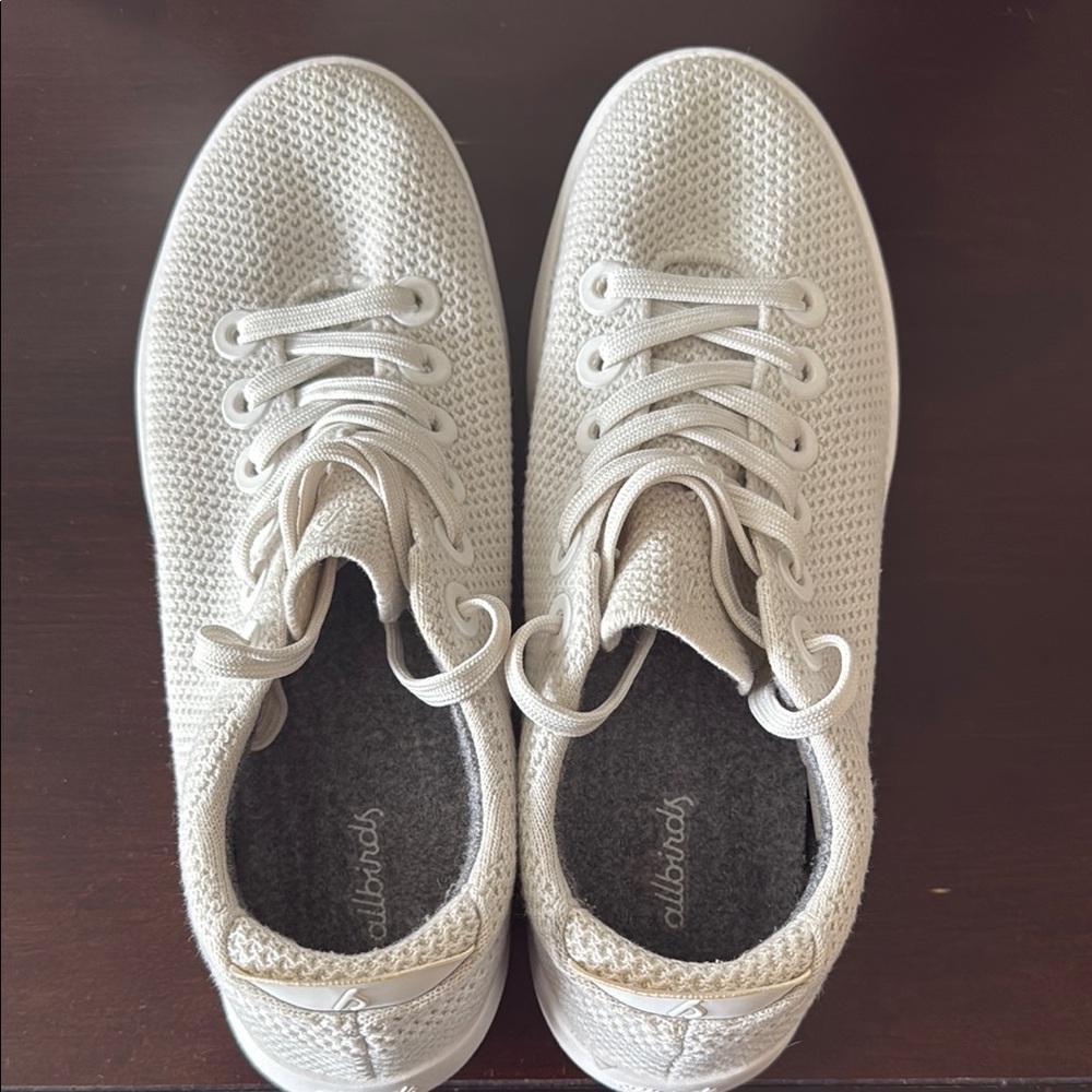 Allbirds Women’s Off-White Knit Sneakers